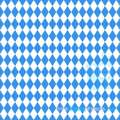 Oktoberfest Blue Rhombus Background Stock Image