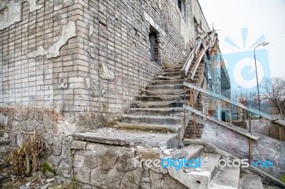 Old Abandoned Building Stock Photo