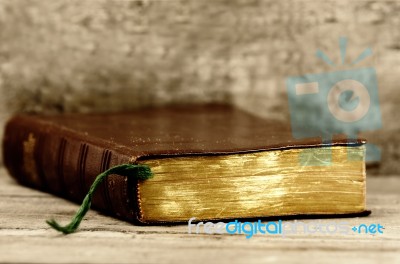 Old Book Stock Photo