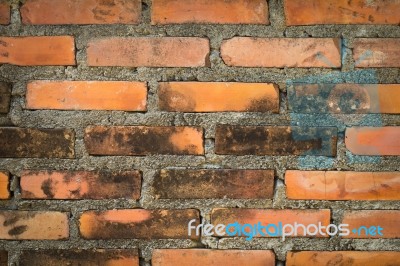 Old Brick Wall Stock Photo