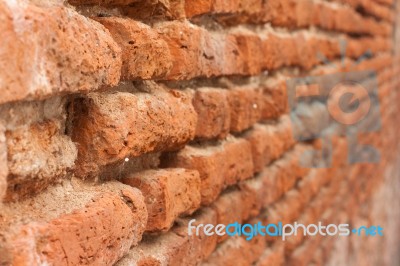 Old Brick Wall Stock Photo