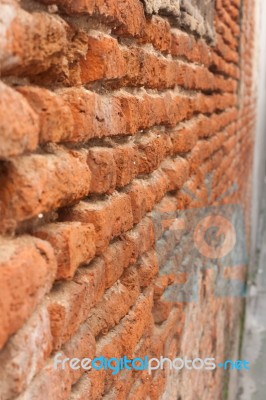 Old Brick Wall Stock Photo