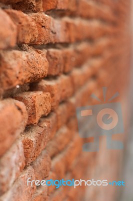 Old Brick Wall Stock Photo