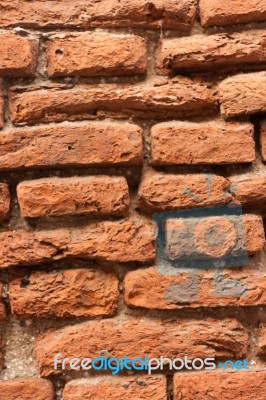 Old Brick Wall Stock Photo