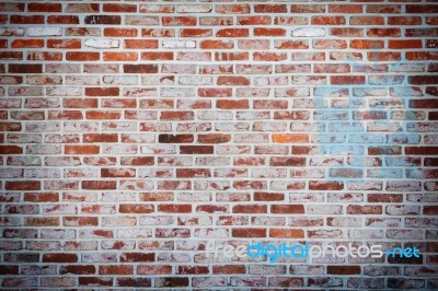 Old Brick Wall Background Stock Photo