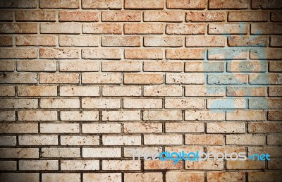 Old Brick Wall Background Stock Photo