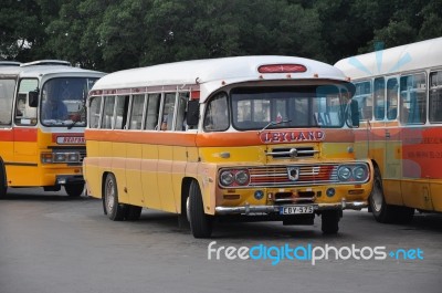 Old Bus Stock Photo