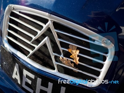 Old Citroen Car Parked In Hastings Stock Photo