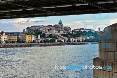 Old City Center Of Budapest Stock Photo