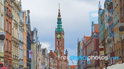 Old City Hall Gdansk, Poland Stock Photo