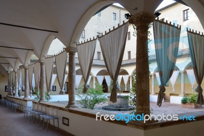 Old Convent In Pienza Italy Now An Hotel Stock Photo