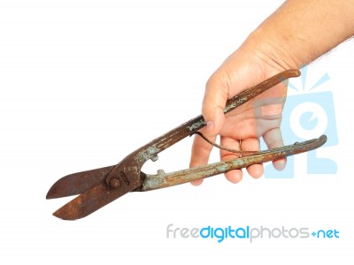 Old Cutting Tool Stock Photo