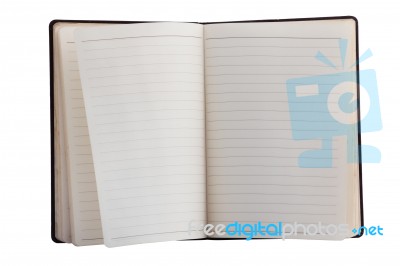 Old Diary Stock Photo