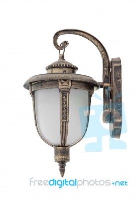 Old Fashion Lamp Stock Photo