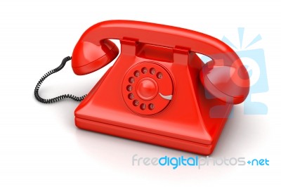 Old Fashion Telephone Stock Image