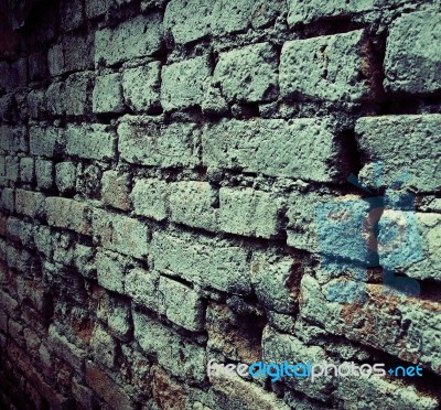 Old Grunge Wall Stock Photo