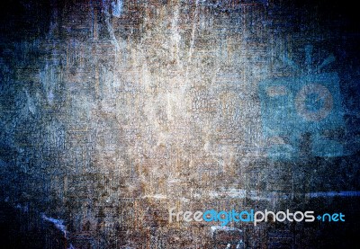 Old Grunge Wall For Background Stock Photo