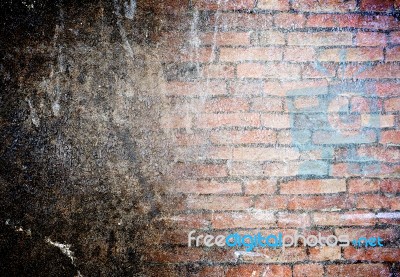 Old Grunge Wall For Background Stock Photo