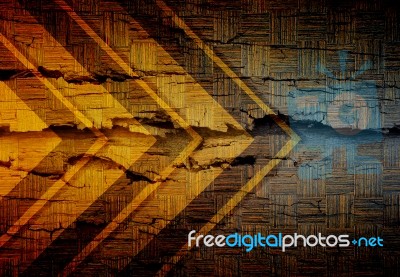 Old Grunge Wall For Background Stock Photo