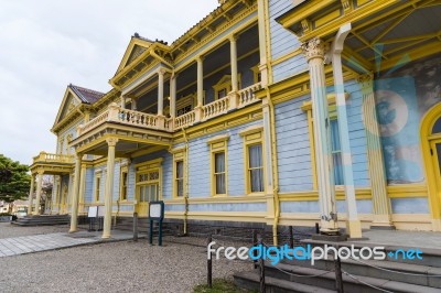 Old Hakodate Public Hall Stock Photo