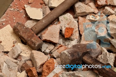 Old Hammers Stock Photo