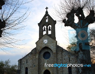 Old Historical Church Stock Photo