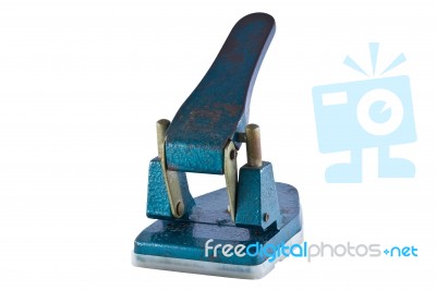 Old Hole Punch Stock Photo