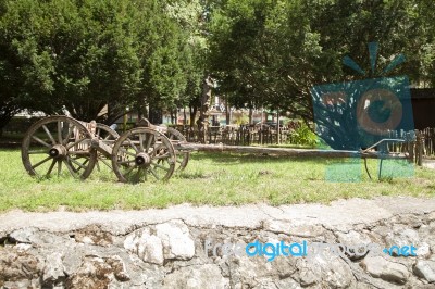 Old Horse Drawn Vehicle Stock Photo