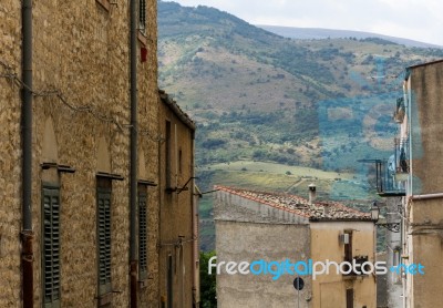 Old Houses In Italy Stock Photo