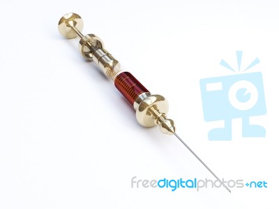 Old Model Syringe Stock Image