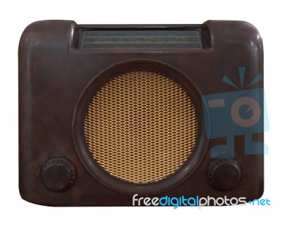 Old Radio Stock Photo