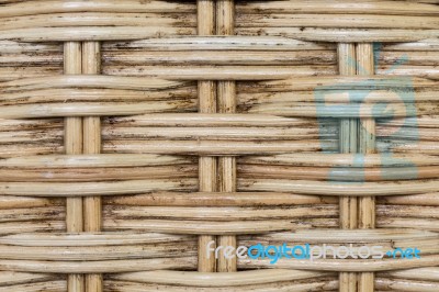 Old Rattan Texture Stock Photo