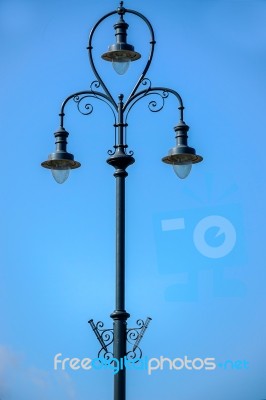 Old Street Light In Budapest Stock Photo