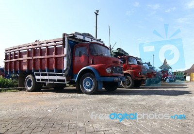 Old Trucks Stock Photo