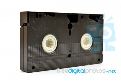 Old  Vhs Video Cassette Stock Photo