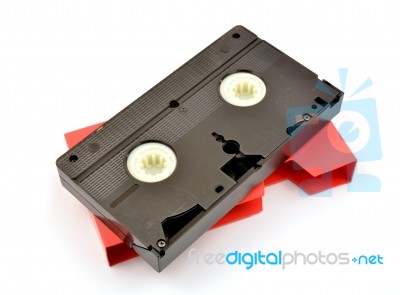 Old Vhs Video Cassette Stock Photo