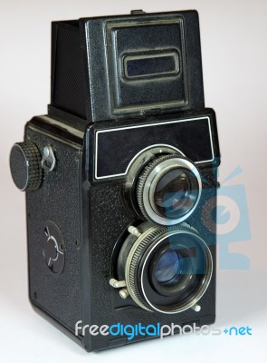 Old Vitage Camera Stock Photo