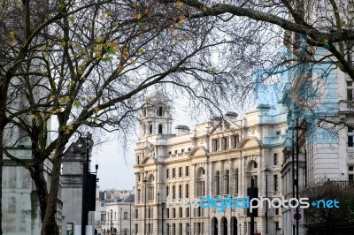 Old War Office Building In Horse Guards Avenue Stock Photo