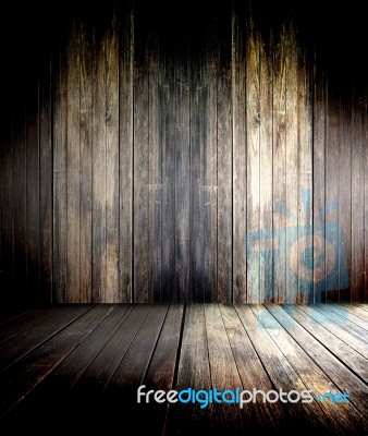 Old Wooden Floor Stock Photo