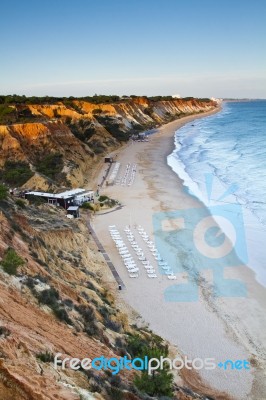 Olhos D'agua, Algarve Stock Photo