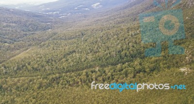 On Top Of Mount Roland In Tasmania During The Day Stock Photo