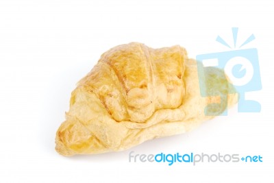 One Fresh Croissant Stock Photo