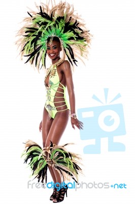 One Of My Best Samba Costume Stock Photo