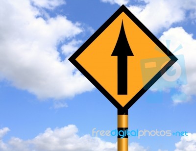 One Way Traffic Stock Image