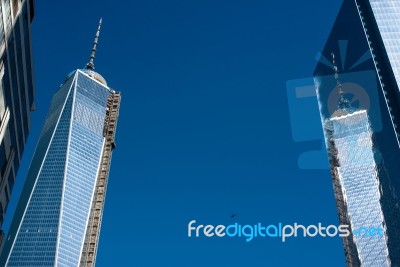 One World Trade Center Tower Stock Photo