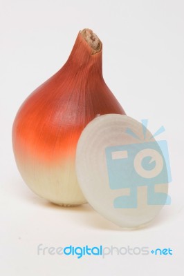 Onion Isolated On A White Background Stock Photo