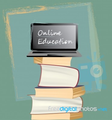 Online Education Stock Image