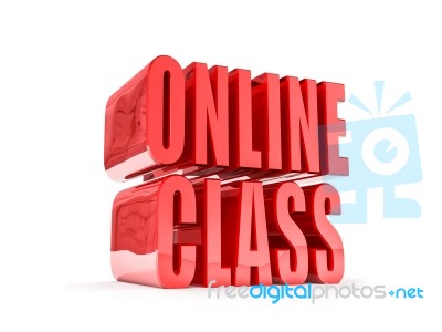 Online Education Concept Stock Image