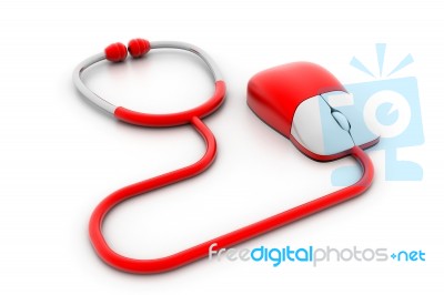 Online Medical Concept Stock Image