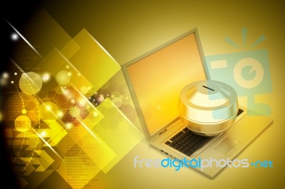 Online Money Concept Stock Image